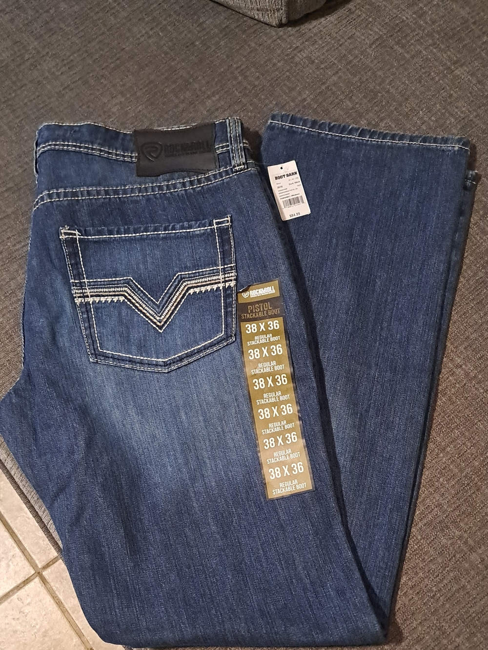 Boot Barn Panhandle Dark Wash Men’s Jeans